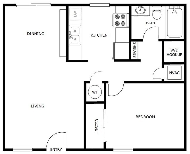 Unit C106 A102 floor plan